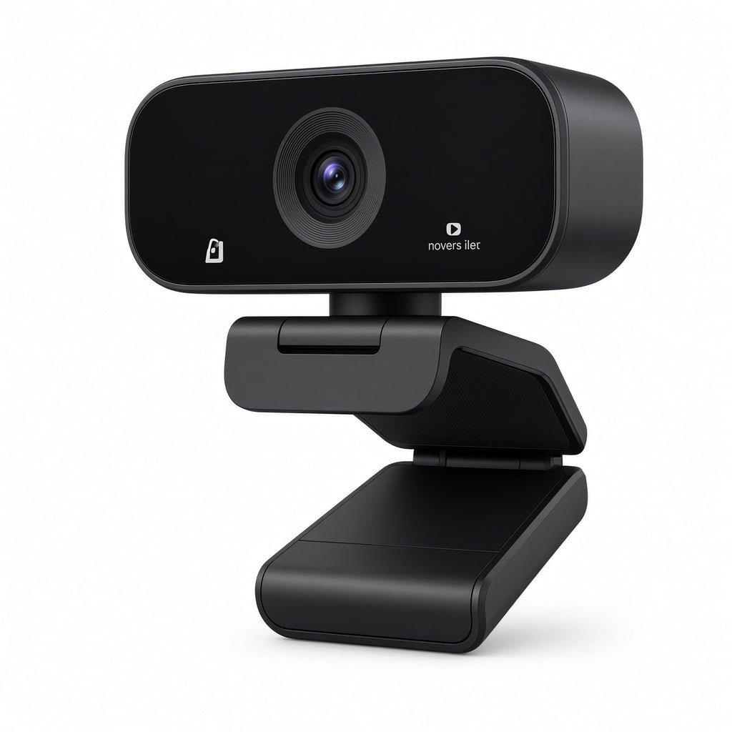1080P HD Webcam with Built-in Microphone and Adjustable Stand