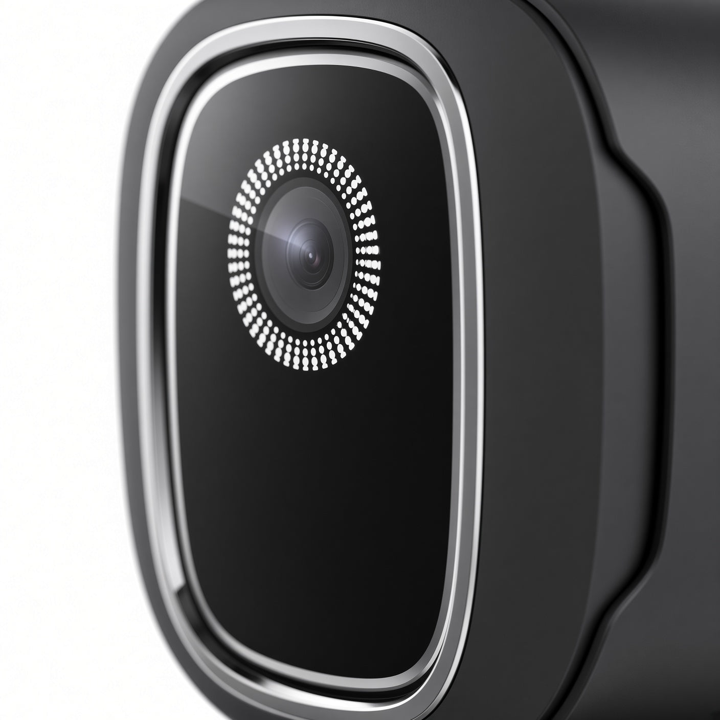 Black HD Webcam with Silver Ring and Adjustable Clip Stand